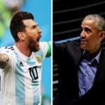 Lionel Messi y Barack Obama