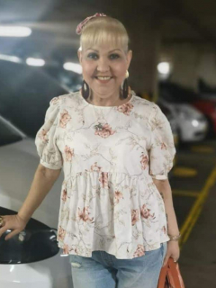 'La Gorda' Fabiola, humorista.