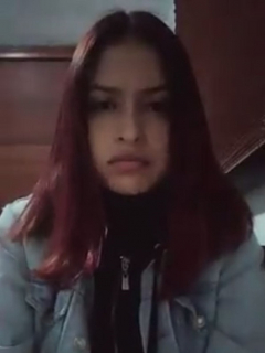 Joven que denunció ser abusada en bus intermunicipal.