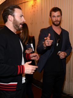 Chris Evans y Chris Hemsworth