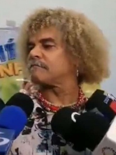 Sebastián Villa y el 'Pibe' Valderrama