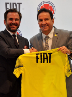 Presentación alianza Fiat-Selección Colombia