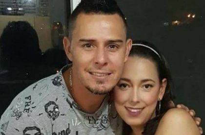 Luis Delgado y su esposa