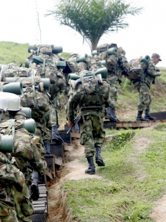 Soldados del ejército colombiano