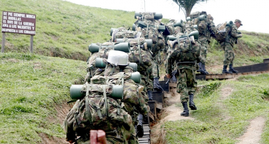 Soldados del ejército colombiano