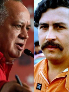 Diosdado Cabello, Pablo Escobar y Carlos Holmes Trujillo