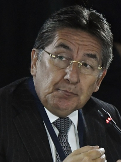 Néstor Humberto Martínez y 'Jesús Santrich'