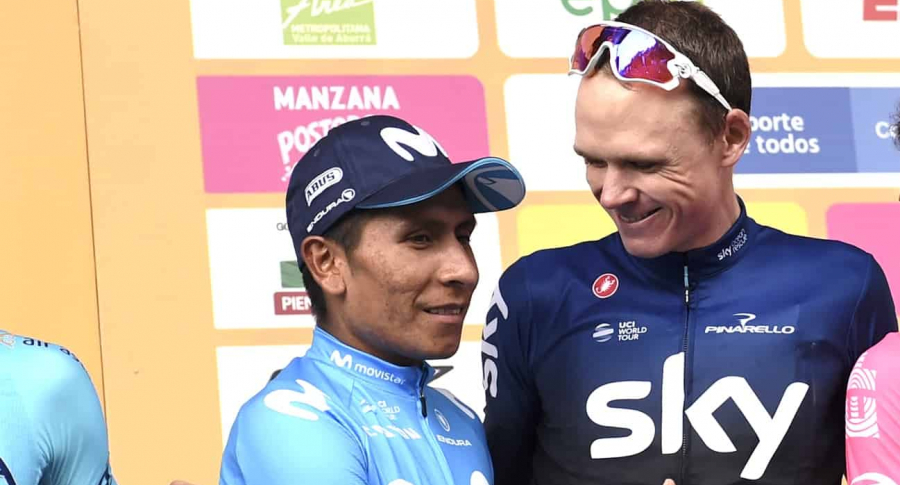 Nairo Quintana y Christopher Froome