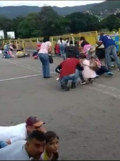 Balacera en el puente internacional Simón Bolívar