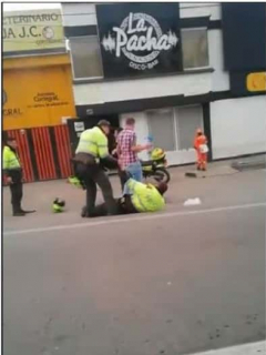 Policías borrachos