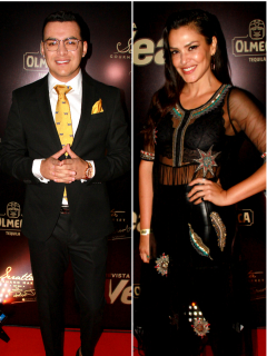 Andrea Rubio Yeison Jiménez y Katherine Porto