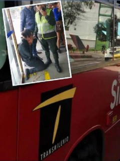 Golpiza en Transmilenio