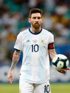 Lionel Messi y James Rodríguez