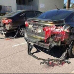 Carros derritiéndose