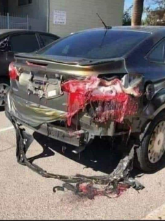 Carros derritiéndose