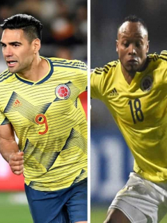 Teófilo Gutiérrez, Falcao García y Camilo Zúñiga