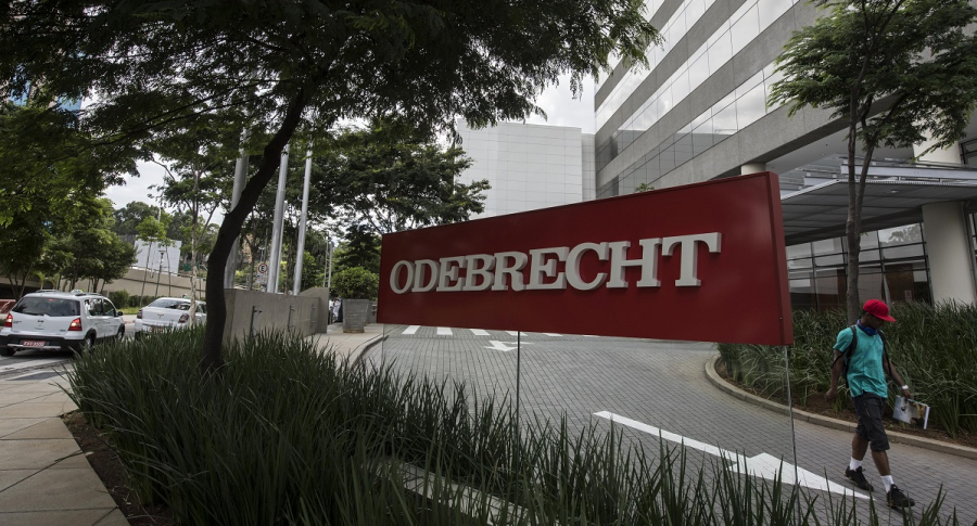 Fachada de sede de Odebrecht en Brasil