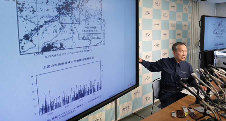 Autoridades japonesas explican sismo