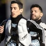 Ángel di María y Sergio Agüero