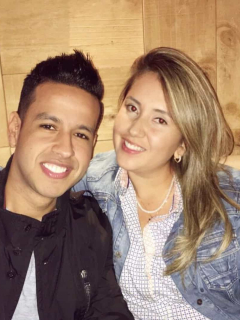 Martín Elías y Dayana Jaimes