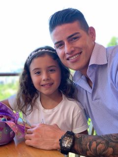 Salomé Rodríguez y James Rodríguez