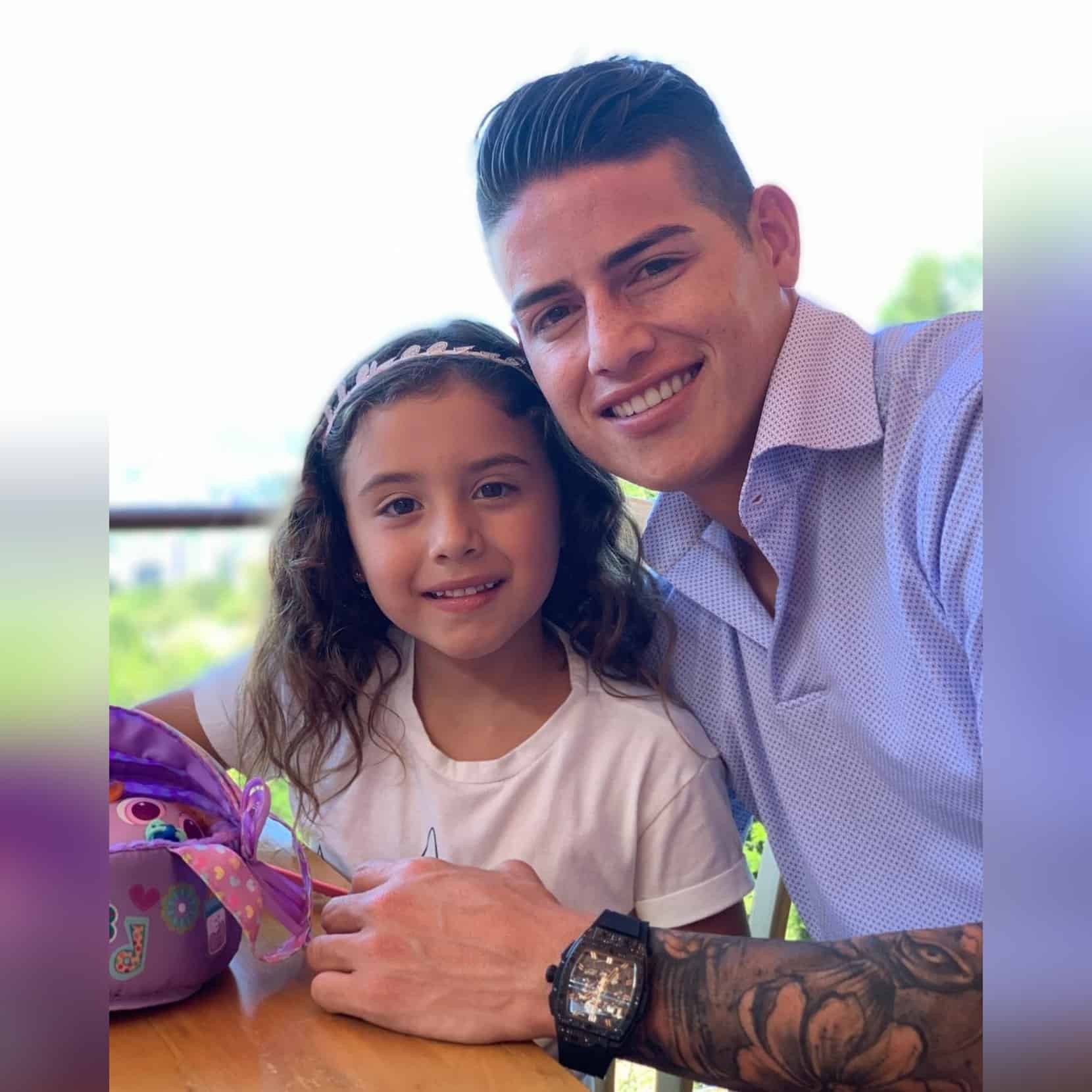 Salomé Rodríguez y James Rodríguez
