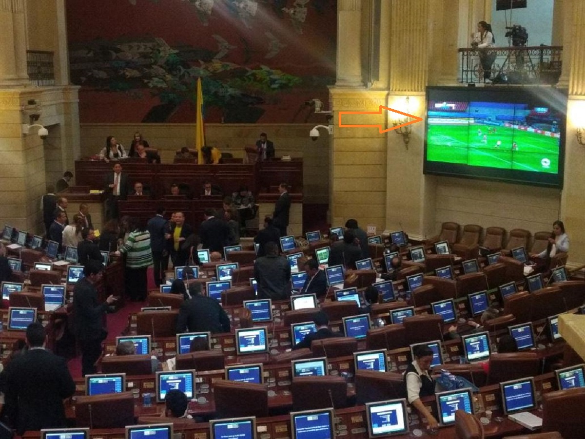 Fútbol en el Congreso