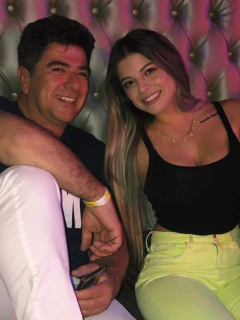 Fabio Legarda y su hija Daniela.