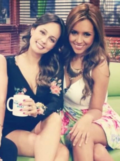 Laura Acuña, Milena López y Tatiana Franco, presentadoras.