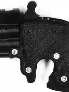 Pistola fabricada en impreosa 3D