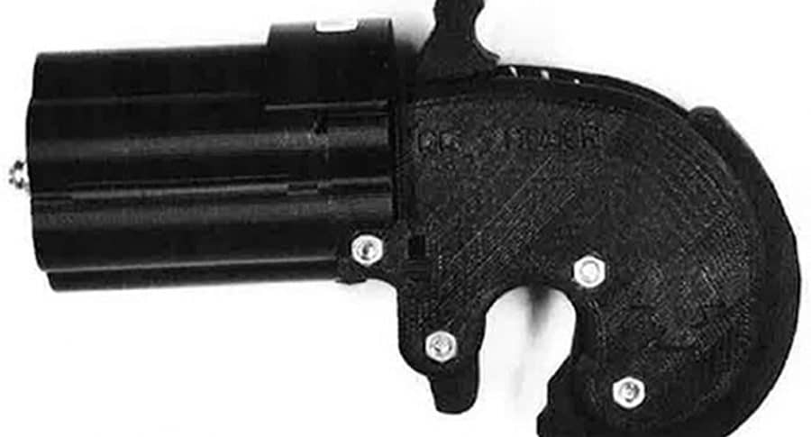 Pistola fabricada en impreosa 3D
