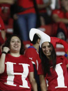 Hinchas chilenos