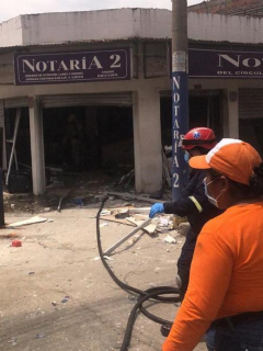 Explosión en Notaria de Yumbo, Valle