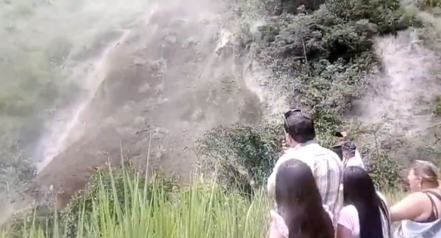 Derrumbe en Bolívar, Valle del Cauca.