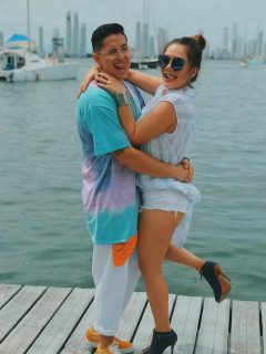 Lina Tejeiro y Andy Rivera