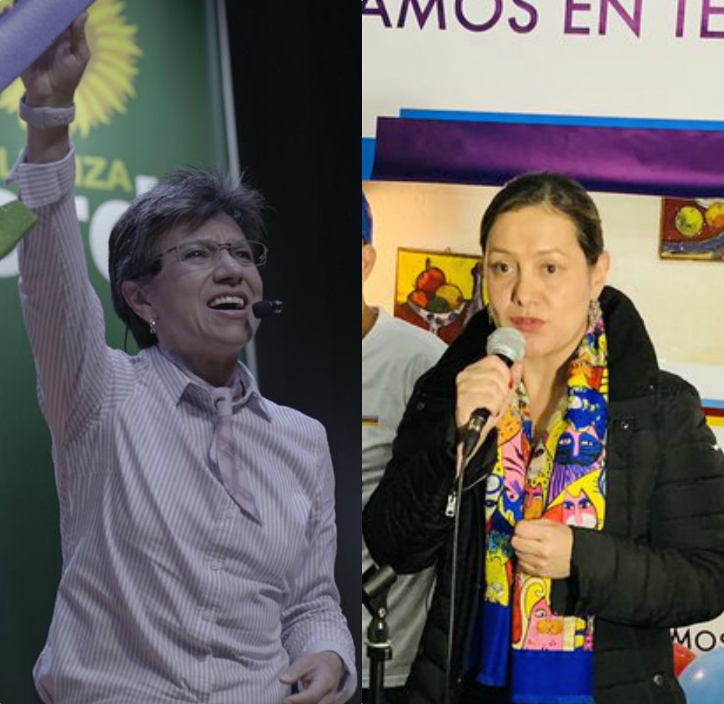 Claudia López y Ángela Garzón