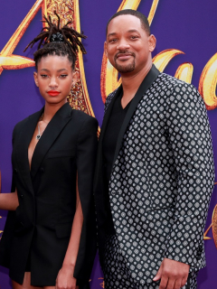 Trey Smith, Jada Pinkett Smith, Willow Smith y Will Smith