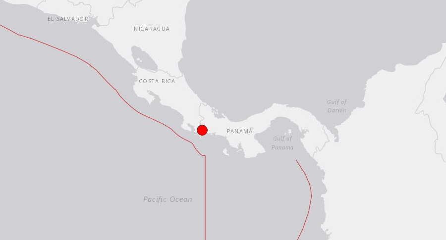 Terremoto Costa Rica y Panamá