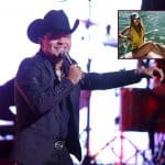Christian Nodal, cantante, y su novia María Guzmán.