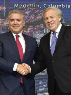 Iván Duque y Luis Almagro