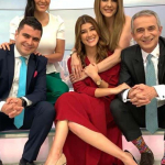 Juan Felipe Cadavid, Andrea Jaramillo, Ana Karina Soto y Juan Eduardo Jaramillo, presentadores.