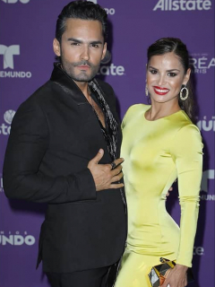 Fabián Ríos y Yuly Ferreira, actores.
