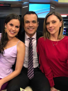 Linda Palma, Juan Diego Alvira y Catalina Gómez, presentadores.