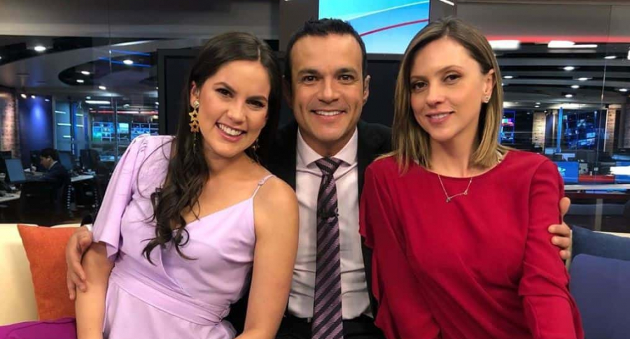 Linda Palma, Juan Diego Alvira y Catalina Gómez, presentadores.