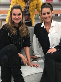 Carolina Cruz, Catalina Gómez y Carolina Soto, presentadoras.