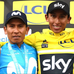 Nairo Quintana y Egan Bernal