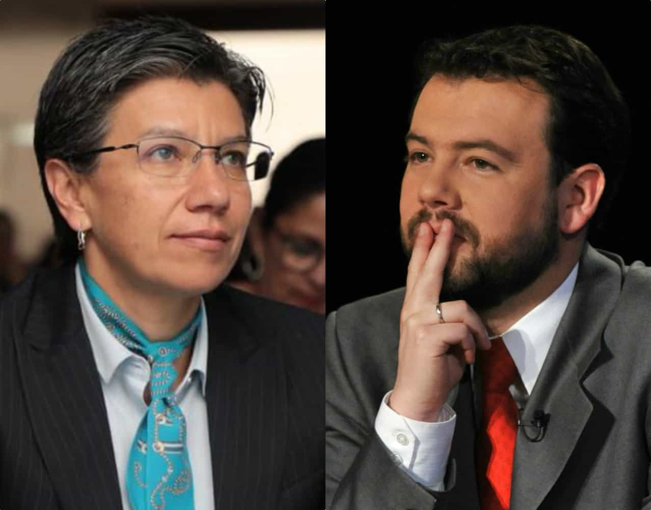 Claudia López y Carlos Fernando Galán