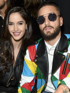 Natalia Barulich, DJ, y Maluma, cantante.
