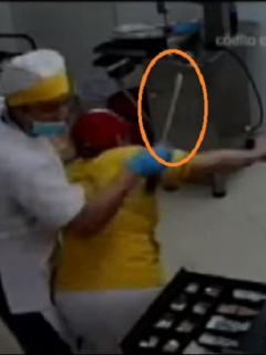 Robo en carnicería