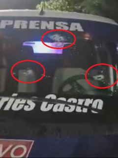 Ataque sicarial en el que mataron a sobrino de periodista en Cúcuta. Capturas de video: El Informativo de Charles Castro.
